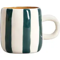 Homla TORRIT Green Stripes muki, 100 ml