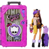 Monster High Skulltimate Secrets 8: Mökin Eek-maisema - Nukke Clawdeen Wolf 26 cm