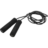 Casall Jump Rope Foam Handle Black Kuntoiluvälineet One Size