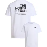 The North Face Paita 'Mountain' musta / valkoinen