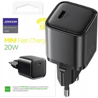 JOYROOM Travel Charger Type-C, QC 3.0, PD 3.0, AFC, 20W, EU Black (L-P202)
