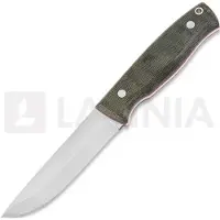 Brisa Trooper 115, scandi, green micarta, firesteel
