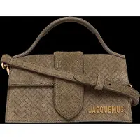 Jacquemus Le Bambino Leather Handbag - Khaki green - ONE SIZE