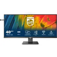Philips 5000 series 40B1U5600/00, 101,6 cm (40"), 3440 x 1440 pikseliä, Wide Quad HD, LCD, 4 ms, Musta