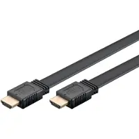 Goobay High-speed HDMI Slim cable with Ethernet - Cable length 1.5 m