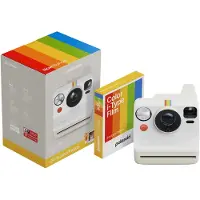 Polaroid Now Gen 3 Pebble White bundle with Color Film (8 photos) pikakamera