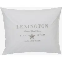 Lexington Home Hotel Embroidery White/Lt Beige Pillowcase - White - 50X60CM