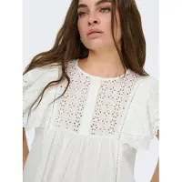 JDY Jdysigga S/S Top Wvn - White - S