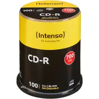 Intenso 100 CD-R -levyä - 700 Mt (80 min) 52x - Kara