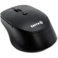 Terra Mouse 4000 Wireless Silent USB black 6-Tasten Maus, für Rechtshänder (2920558)