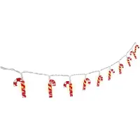 Goobay String Light "Candy Canes" 10 LEDillä