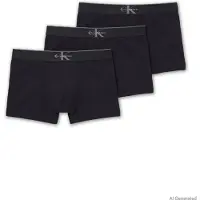 Calvin Klein Trunk 3Pk - Black - L