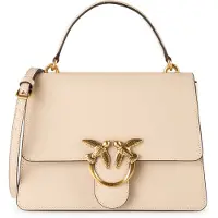 Pinko Love One Käsilaukku Nahka 25 cm Beige