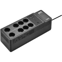 APC 1050VA/600W Back-UPS -UPS-laite, 8x Schuko, USB-C, USB-A, musta