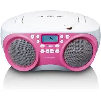 Lenco SCD-301PK Kannettava FM-radio/CD/MP3- ja USB-soitin