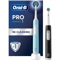 Oral-B Pro Series 1 DUO sähköhammasharja Blue & Black 2 kpl
