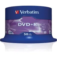 Verbatim – DVD+R, 16x, 4.7 GB/120 min, 50-pack spindel, AZO (43550)