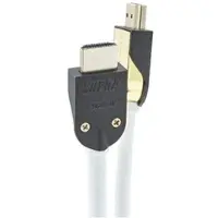 Supra HDMI 2.1 - 3m - Valkoinen - 8K - Kaapeli irrotettavalla liitinkotelolla