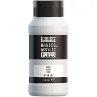 Taidepiste Liquitex Basics fluid 052 Silver - 118ml