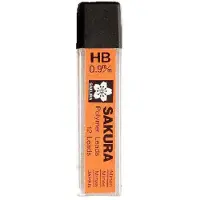 Sakura - Mechanical Pencil Lead 0.9 Mm Hb Polymer Leads (12 Leads)