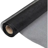 vidaXL Hyönteisverkko lasikuitu 100 x 1000 cm musta