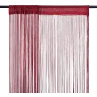 vidaXL Nauhaverhot, 2 kpl, 140 x 250 cm, Burgundi