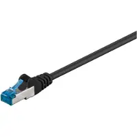 Goobay CAT 6A patch-kaapeli, S / FTP (PiMF), musta