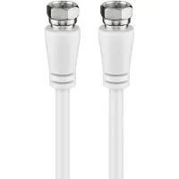 Pro Antenna cable (F) 1m white (JAB-4410932)