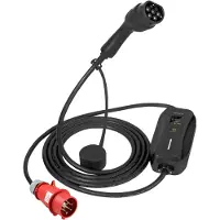 Deltaco e-Charge latauslaite 11 kW CEE Type 2 3-vaihe 8 A/16 A, 5 m/1