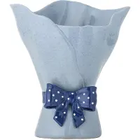 Bloomingville Belivia Vase - Blue - H28.5CM