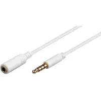 Wentronic Jack 3.5mm - Jack 3.5mm cable 5m white (62364)