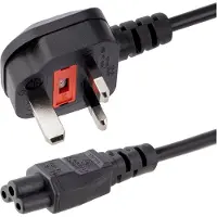 StarTech.com UK BS 1363 - IEC 60320 C5 3 pin power cable, 1m (PXTNB3SUK1M)