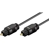 Wentronic goobay AVK 216-0300 - Digitaalinen lydkabel (optisk) - SPDIF - TOSLINK han til TOSLINK han - 3 m - fiberoptik