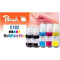 Peach 321329, Perusvärintuotto, Musta, Syaani, Magenta, Keltainen, 127 ml, 70 ml, 5 kpl, Monipakkaus (PI200-898)