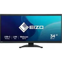 Eizo FlexScan EV3450XC 34.1" UWQHD, IPS -kaareva näyttö, USB-C hub ja kamera