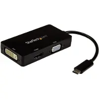 StarTech.com CdpvgdvHDbp USB, grafiikka-adapteri 3840 X 2160 Pikseliä, musta