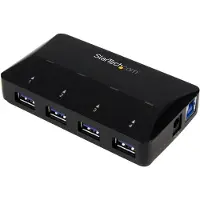 StarTech.com STARTECH 4-porttinen USB 3.0 Hub Plus erillinen latausportti - USB-keskitin pikalatausasemalla - 1x 2,4 A