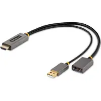 StarTech.com – HDMI to DisplayPort Adapter HDMI 4K60Hz (128-HDMI-DISPLAYPORT)