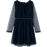 Name it Nkfvabos Ls Dress Noos - Navy - 128
