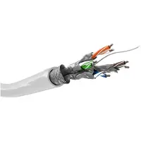 Goobay CAT 6 -verkkokaapeli, S/FTP (PiMF), valkoinen