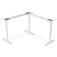Digitus ELECTRIC HEIGHT ADJUSTABLE DESK FRAME, 3-LEG HEIGHT:120 CM, LOAD: 120 KG, WHITE (DA-90453)