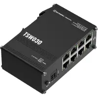 Teltonika NETWORKS TSW030 8-Port Ethernet Switch Hallitsematon Fast Ethernet (10/100) Musta (TSW030000000)