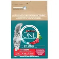 Purina One Bifensis Sterilcat runsasnautainen - kuiva kissanruoka - 2,8kg