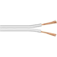 Goobay kaiutinkaapeli, 2x0,75mm, valkoinen, ilman liitoksia, 25m