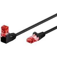 Goobay -kaapeli 51517 Cat 6, U/UTP, musta, 3 m