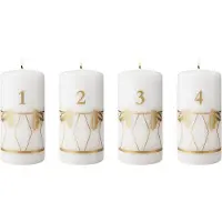Georg Jensen Classic Christmas 2026 adventtikynttilät 4 kpl, kulta