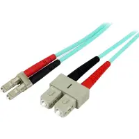 StarTech.com – 2m 10 Gb Aqua Fiber Patch Cable LC/SC (A50FBLCSC2)