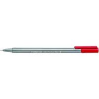 Staedtler triplus 334, Punainen, Harmaa, Punainen, 0,3 mm, Kolmio, Vesipohjainen muste, Metalli (334-2)