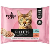 Premium Primacat Tonnikala & Katkarapu / Lohi hyytelössä