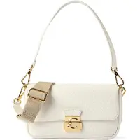 Coccinelle C-Me Lock Olkalaukku Nahka 24 cm Valkoinen
